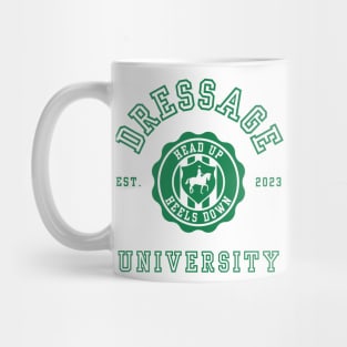 Head Up Heels Down Green Mug